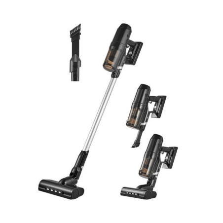CONTINENTAL EDISON Aspirateur balai sans fil cevc120b - 2 en 1 - 120 W - Noir et gris