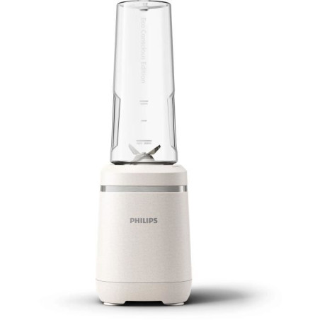 Blender PHILIPS - HR2500/00 Pro Blend - 350 W - bol 0,6 L sans BPA - Blanc Soyeux Mat