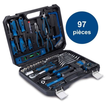 MALLETTE a OUTILS DE 97 PIeCES WZK120 - SCHEPPACH