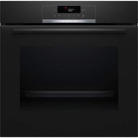 Four pyrolyse Softclose - BOSCH SER4 - HQG572BB3F - Noir - 8 modes de cuisson - 59,5 x 59,4 x 54,8 cm