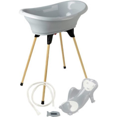 THERMOBABY Pack baignoire VASCO 5 en 1 Gris charme - Fabriqué en France THERMOBABY Pack baignoire VASCO 5 en 1 Gris charme - Fabriqué en France