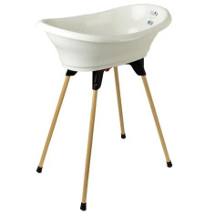 Kit baignoire VASCO Blanc Muguet : baignoire + pieds + tuyau de vidange - THERMOBABY Kit baignoire VASCO Blanc Muguet : baignoire + pieds + tuyau de vidange - THERMOBABY