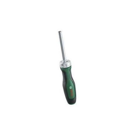 Bosch Tournevis a cliquet a embout (mécanisme a 36 dents porte-embout magnétique poignée Softgrip)