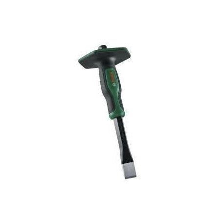 Bosch Burin plat pour pierre 22-250 mm (tranchant doublement trempé manche chrome-vanadium poignée Softgrip)