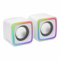 Haut-parleurs de PC Mars Gaming MSCUBEW 8W Blanc 4 W Haut-parleurs de PC Mars Gaming MSCUBEW 8W Blanc 4 W