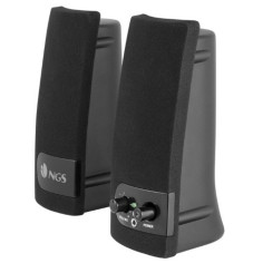 Haut-parleurs de PC 2.0 NGS 290034 Noir 4 W Haut-parleurs de PC 2.0 NGS 290034 Noir 4 W