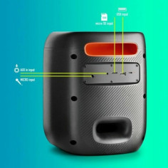Haut-parleurs bluetooth portables NGS WILDSWAG Noir Haut-parleurs bluetooth portables NGS WILDSWAG Noir