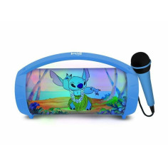 Enceinte Bluetooth avec Microphone Karaoké Lexibook Stitch Disney Bleu Enceinte Bluetooth avec Microphone Karaoké Lexibook Stitch Disney Bleu