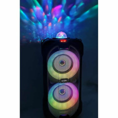 Enceinte Bluetooth avec Microphone Karaoké Inovalley Noir Enceinte Bluetooth avec Microphone Karaoké Inovalley Noir