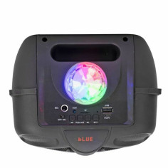 Enceinte Bluetooth avec Microphone Karaoké Inovalley Noir Enceinte Bluetooth avec Microphone Karaoké Inovalley Noir