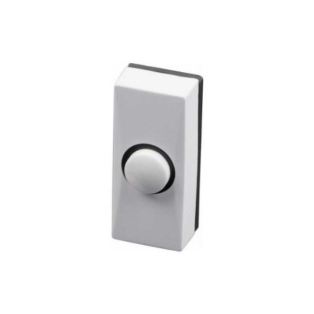Bouton poussoir blanc