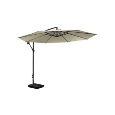 Parasol déporté 3x3m blanc - 