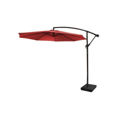 Parasol déporté rouge 3mx3m - 