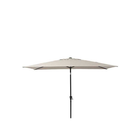 Parasol pied central Avea Taupe rectangulaire, L.200 X L.300 Cm