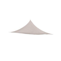 Voile d'ombrage triangulaire taupe L.360 x l.360 cm - 