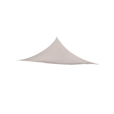 Voile d'ombrage triangulaire taupe L.360 x l.360 cm - 