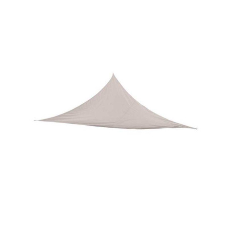 Voile d'ombrage triangulaire taupe L.360 x l.360 cm