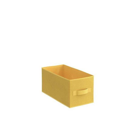 Panier de rangement S en polyester Jaune H.15 X L.15 X P.31 Cm - 
