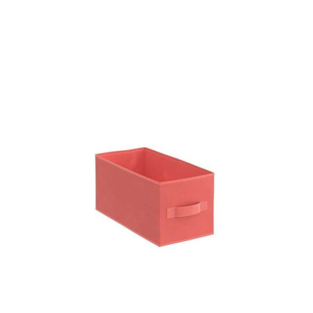 Panier de rangement S en polyester Orange H.15 X L.15 X P.31 Cm