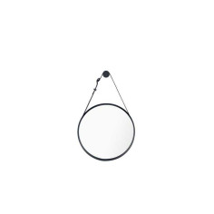 Miroir barbier 43 cm noir - 