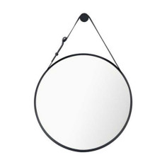 Miroir barbier 57 cm noir - 