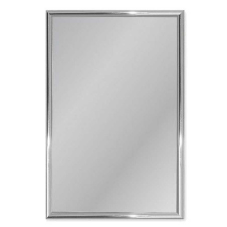 Miroir de salle de bain 60x40 cm arica avec cadre en aluminium