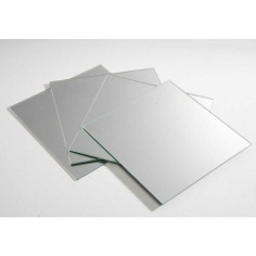 Set de 4 miroirs carrés 20 x 20 cm - 