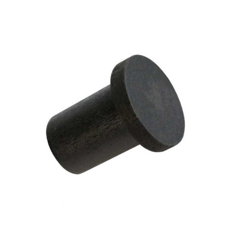 Support miroir barbier noir 5 cm