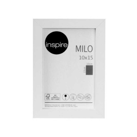 Cadre photo milo 10x15cm mdf blanc- Livraison express