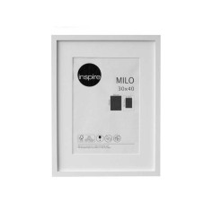 Cadre photo milo L.30 X H.40 cmblanc- Livraison express