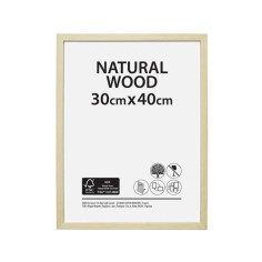 Cadre brut L.30 X H.40 cm bois naturel- Livraison express