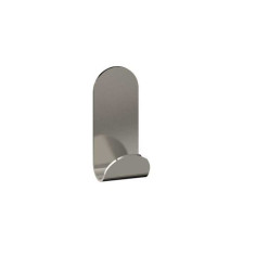 Patère 1 tête chrome brossé Basic - 