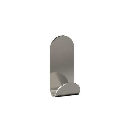 Patère 1 tête chrome brossé Basic - 