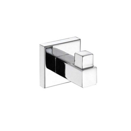 Patère 1 tête chrome QUADDRO