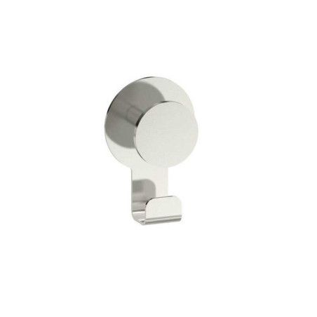 Patère 2 têtes chrome brosse URBAN