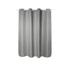 Rideau douche textile 180x200 easyclip maya granit sensea - 