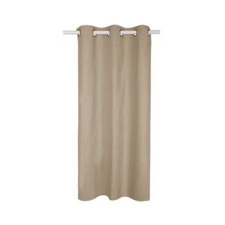 Rideau occultant aspect lin , aleyna beige l.140 x H.280 cm
