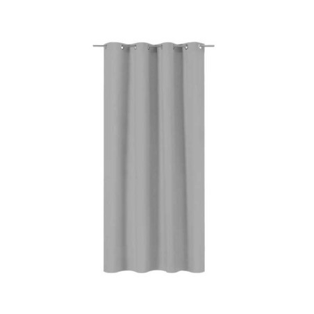 Rideau occultant aspect velours, annalise gris l.140 x H.280 cm