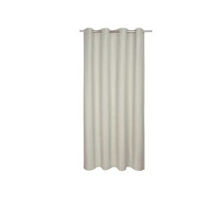 Rideau tamisant coton biologique Leya beige l.140 x H.280 cm - 