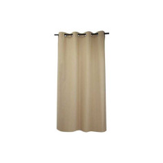 Rideau tamisant Sunny coton beige 140x280 cm - 