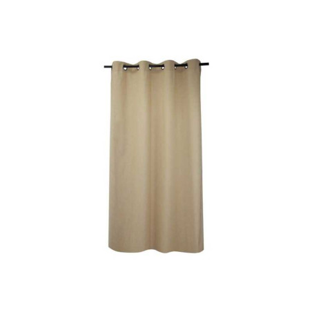 Rideau tamisant Sunny coton beige 140x280 cm
