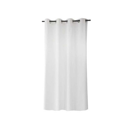 Rideau tamisant Sunny coton blanc 140x280 cm - 