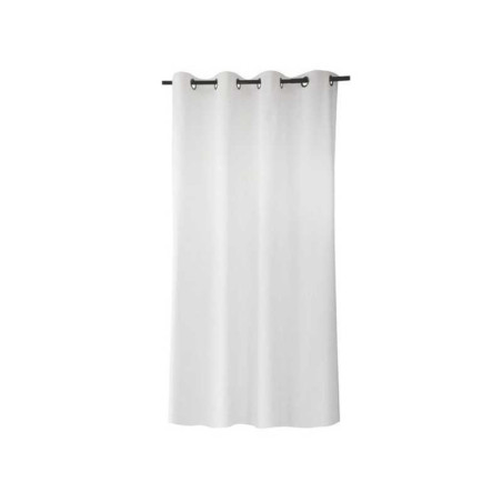 Rideau tamisant Sunny coton blanc 140x280 cm