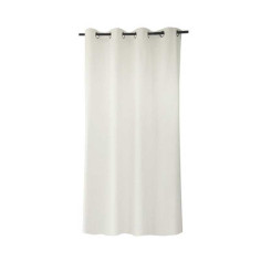 Rideau tamisant Sunny coton crème 140x280 cm - 