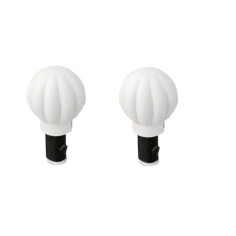 2 embouts pour barre de vitrage