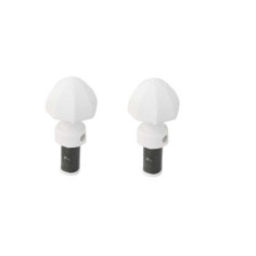 2 embouts pour barre de vitrage