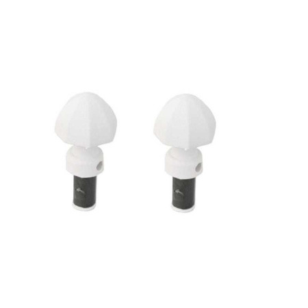 2 embouts pour barre de vitrage