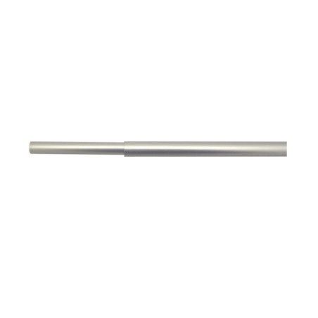 Barre de vitrage design Grise Satiné, diam. 8/10 mm de 70 à&nbsp; 120 cm