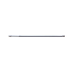 Kit de 2 barres plates diam. 7-9 mm blanc mat 50-80 cm métal - 
