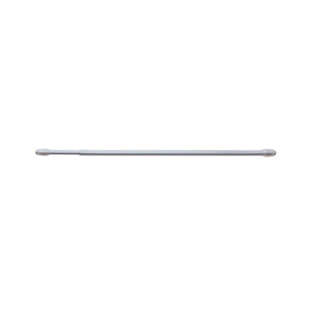 Kit de 2 barres plates diam. 7-9 mm blanc mat 50-80 cm métal - 
